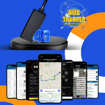 Rastreador Veicular 4G HMB Tracker - Novo