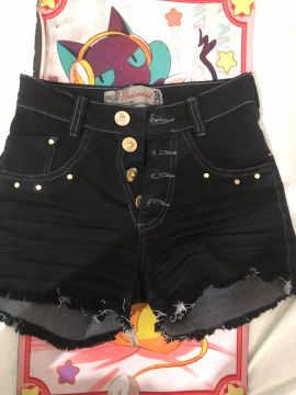 short jeans cintura alta