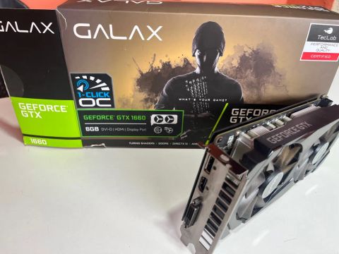 Placa de vídeo Galax GeForce GTX 1660 6Gb