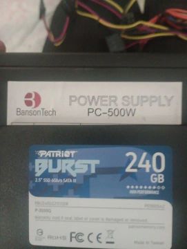 Fonte 500w BansonTech + SSD 240gb