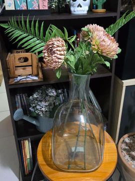 Vaso Decorativo de Vidro Tok&Stok 