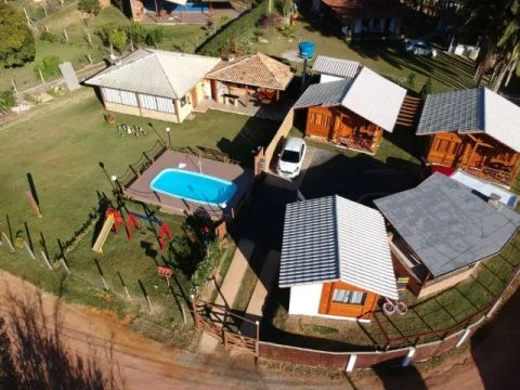 Chalés aconchegantes nas montanhas