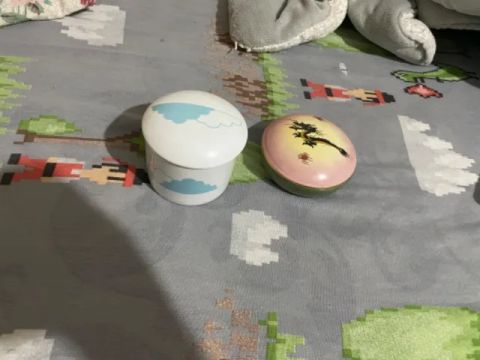 Porta joias em porcelana