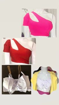 Cropped e T-shirt NOVO. Vendo atacado.