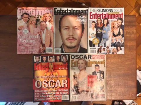 Revistas importadas Entertainment Weekly, People, Empire, Total Film