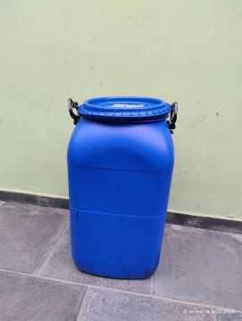 Tambor de plástico azul 50 litros