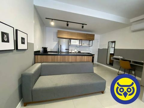 Apartamento com 1 dormitório Mobiliado no Pantanal