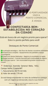 Oportunidade Única - Ponto Comercial à Venda