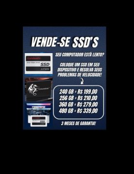 SSDs NOVOS E LACRADOS