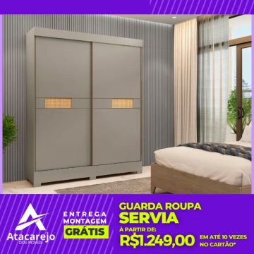 Guarda Roupa Solteiro Entrega e Montagem Gratis 