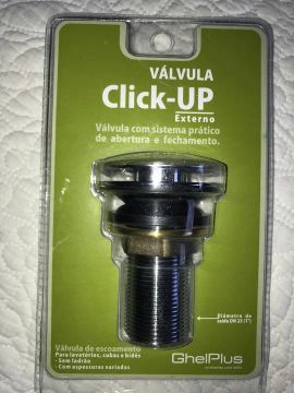Válvula click up - na embalagem- nova