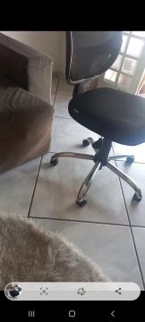 Cadeira de Escritório Giratória com Rodinhas