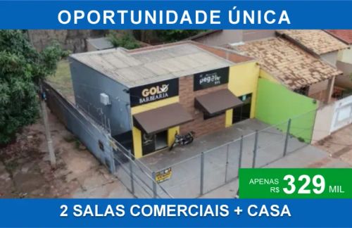 Oportunidade no Piratininga - 2 Salões Comerciais + Casa nos Fundos!