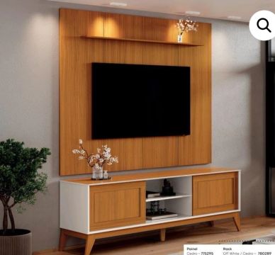 Rack + Painel Rùssia TV-65! Pronta Entrega!