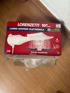 Chuveiro Lorezentti 7500w 220V ZERO nunca usado.