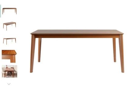 Mesa de Jantar Retangular Olive - Natural