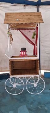 Carrinho de Doces Decorativo - MDF