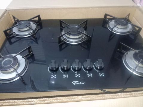 Cooktop a Gás Fischer 5 Bocas - usado