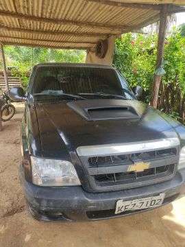 S10 2005 executiva 2.8 MWM 4×2 banco em couro preto 