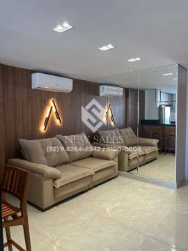 Apartamento 3 Suítes Todo Mobiliado e Decorado - Porteira Fechada - Coimbra