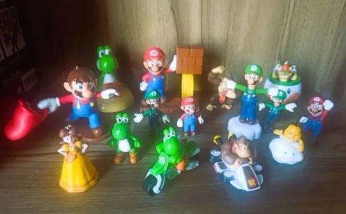Lote Miniaturas Turma do Mario Bros