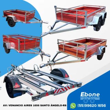 CARRETINHAS A PRONTA ENTREGA, NA EBONE REBOQUES SANTO ÂNGELO-RS