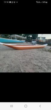 Canoa de madeira vinhático 