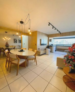 Apartamento 4 Suítes - 118m² - Nascente - Mobiliado - Edifício Le Terrace - Jatiúca