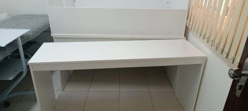 Mesa de Escritório Marselha Branca  - 150x75x45