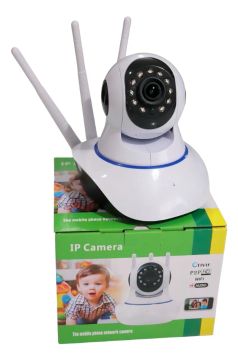 Camera De segurança Ip Wifi 3 Antenas Robo Hd Audio Yoosee