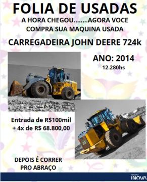 Carregqdeira John Deere 724K | Ano 2014