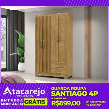Guarda Roupa Solteiro Entrega e Monta Grátis 