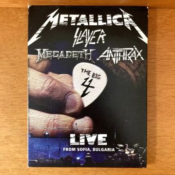 DVD duplo Metallica, Slayer, Megadeth, Anthrax - The Big 4