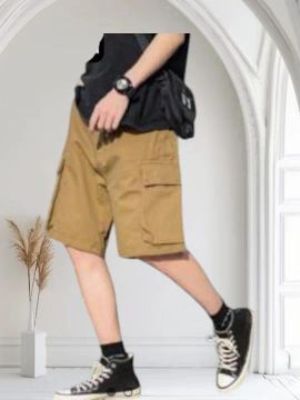 Shorts Cargo Masculino marrom tam. 42 48