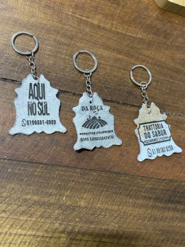 Chaveiros em Couro - ( PERSONALIZADOS )