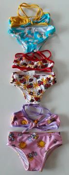 Conjunto de Biquínis Infantil - 3 Peças