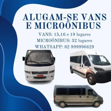 Aluga-se Van e micro onibus 