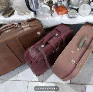 Bolsas de couro usadas