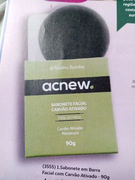 Sabonete Facial Carvão Ativado Acnew - 90g