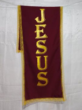 Caminho para Púlpito escrita Jesus