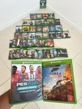 Jogo xbox one series pes21 forza4
