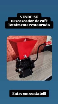 Descascador de café antigo