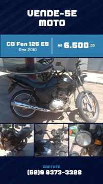 CG Fan 125 ES 2010 - R$ 6.500,00