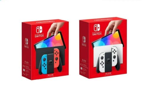 Nintendo Switch Oled Branco Ou Neon Novo Desbloqueado + SD 256GB + Muitos Jogos