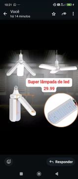 Super Lâmpada de LED 3 em 1 - Iluminação Inovadora!29.99