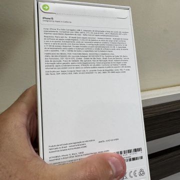 Iphone 15 128gb cor Preto ((ANATEL)) Novo Lacrado !
