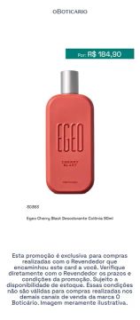 Egeo Cherry Blast Desodorante Colônia 90ml