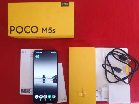 POCO M5S + carregador 67w + caixa 