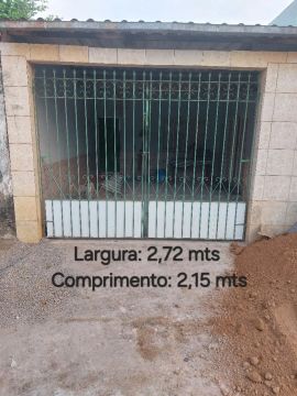 Portão de ferro 2,72 x 2,15 mts