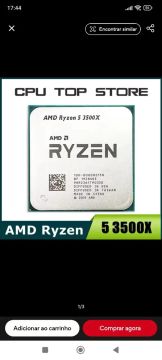 AMD Ryzen 5 3500X - sem cooler aceito trocas em nvme de 1 TB